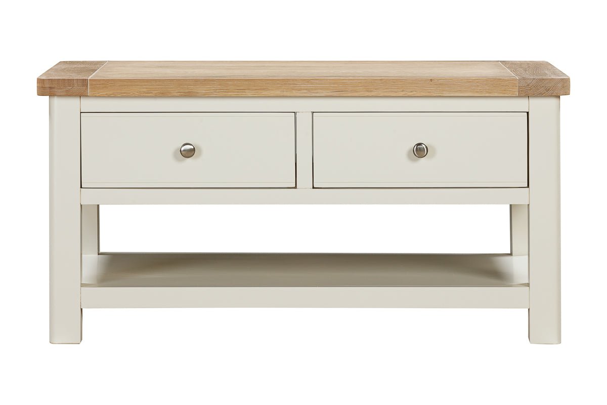 Your Home Style Coffee Table Foxley Painted Coffee Table with 2 Drawers