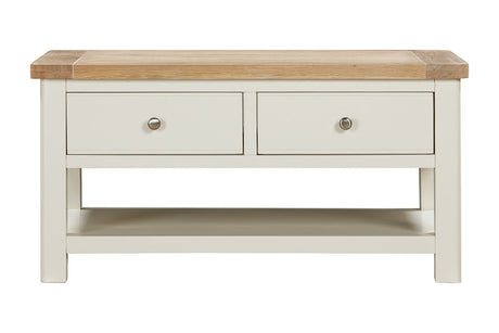 Your Home Style Coffee Table Foxley Painted Coffee Table with 2 Drawers