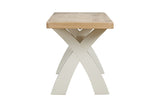 Your Home Style Dining Bench Foxley Painted Cross Leg Bench