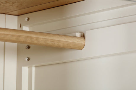 Your Home Style Wardrobe Foxley Painted Double Robe with 2 Sliding Doors & 2 Drawers