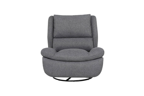 Vida Living Recliner Grey Freddy Electric Reclining Swivel Glider Chair