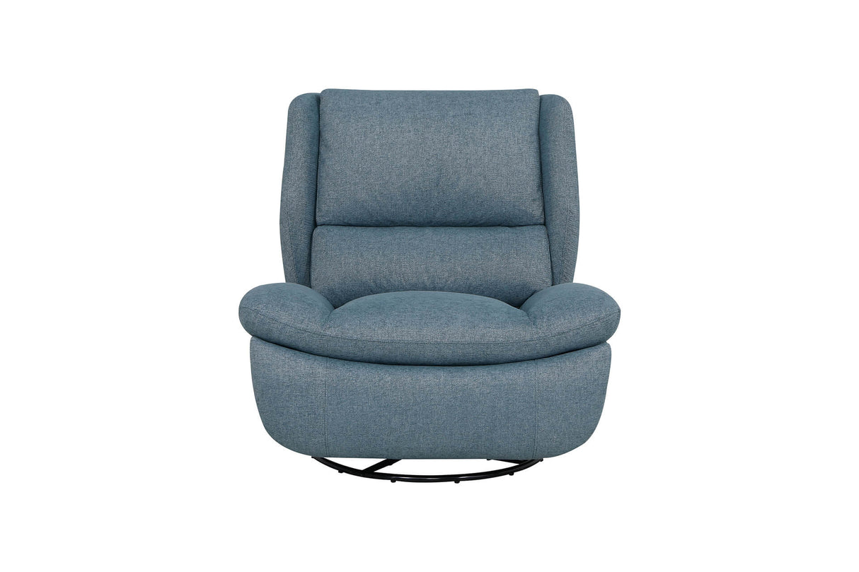 Vida Living Recliner Marine Freddy Electric Reclining Swivel Glider Chair