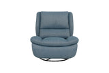 Vida Living Recliner Marine Freddy Electric Reclining Swivel Glider Chair
