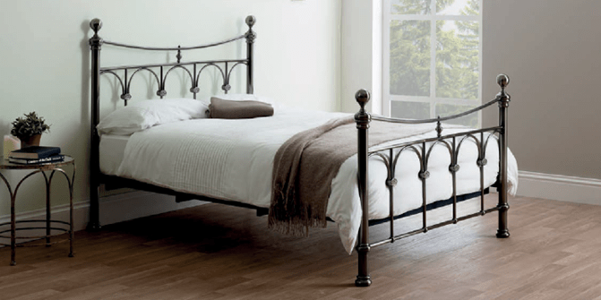 Limelight Gamma Bed Frame Double (135cm) Gamma Metal Bed Frame