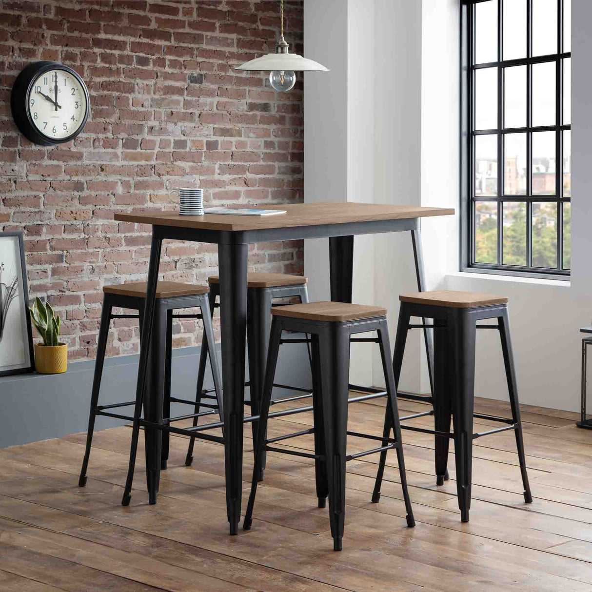 Julian Bowen Bar Tables Grafton Bar Table