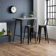 Julian Bowen Bar Stool Grafton Metal Bar Stools - Sold in pairs