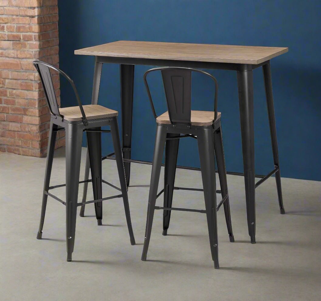 Julian Bowen Bar Stool Grafton Metal Bar Stools - Sold in pairs