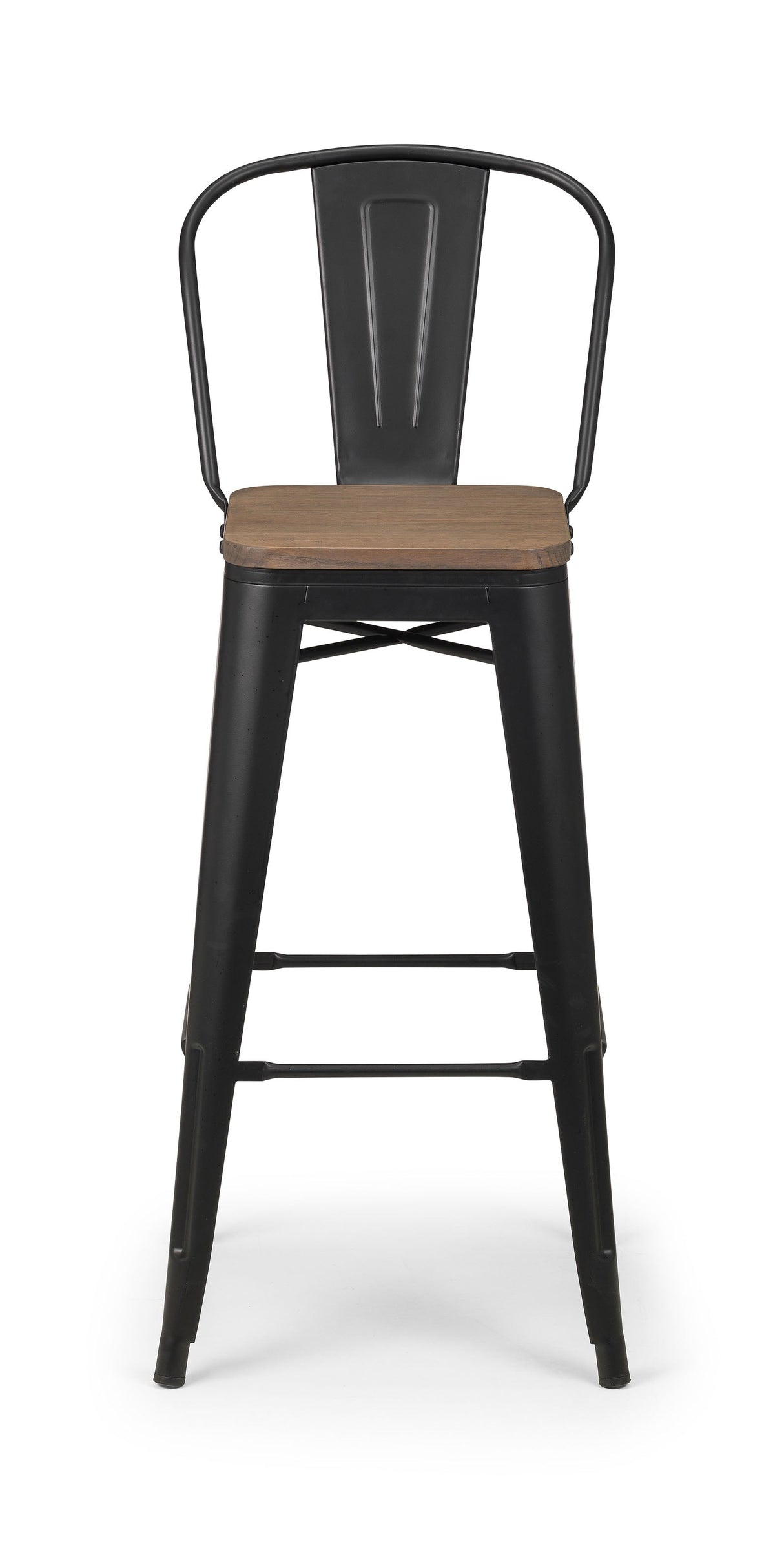 Julian Bowen Bar Stool Grafton Metal Bar Stools - Sold in pairs