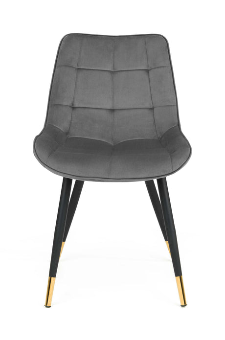 Julian Bowen Dining Chairs Hadid Dining Chairs - Grey - Sold in pairs