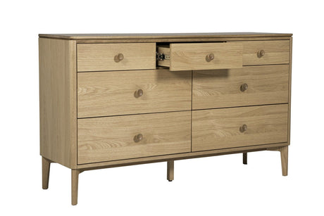 Vida Living Chest of Drawers Hadley Natural 7 Drawer Chest of Drawers
