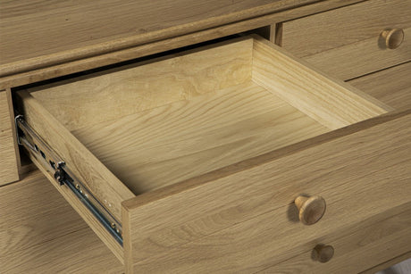 Vida Living Chest of Drawers Hadley Natural 7 Drawer Chest of Drawers
