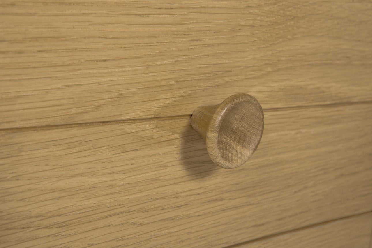 Vida Living Bedside Table Hadley Natural Bedside Table