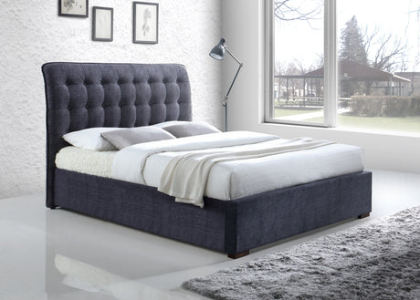 Time Living Bed Frame Double 135cm / Dark Grey Hamilton Fabric Bed Frame
