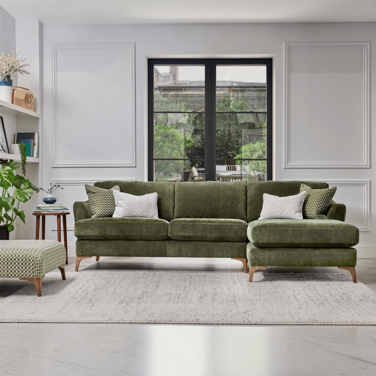 Ashwood Designs Sofa Hansson Corner Chaise Sofa Right Hand Facing
