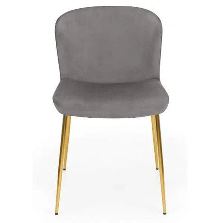Julian Bowen Dining Chairs Harper Dining Chairs - Grey - Sold in pairs