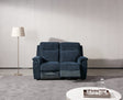 Earth Collection Reclining Sofas Navy Havilah Electric Reclining 2 Seater Sofa
