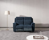 Earth Collection Reclining Sofas Navy Havilah Electric Reclining 2 Seater Sofa