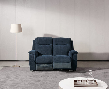 Earth Collection Reclining Sofas Navy Havilah Electric Reclining 2 Seater Sofa