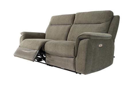 Earth Collection Reclining Sofas Havilah Electric Reclining 3 Seater Sofa