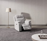 Earth Collection Recliners Silver Grey Havilah Electric Reclining Chair