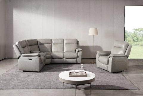 Earth Collection Reclining Sofas Havilah Electric Reclining Corner Sofa