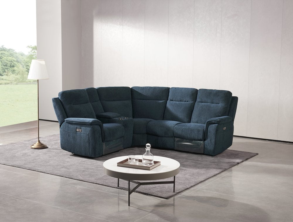 Earth Collection Reclining Sofas Havilah Electric Reclining Corner Sofa