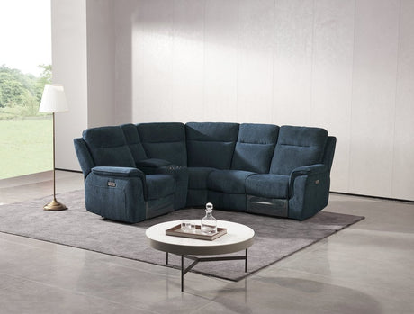 Earth Collection Reclining Sofas Havilah Electric Reclining Corner Sofa