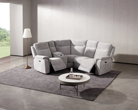 Earth Collection Reclining Sofas Havilah Electric Reclining Corner Sofa