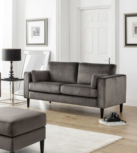 Julian Bowen Sofas Hayward Velvet Medium 2 Seater Sofa