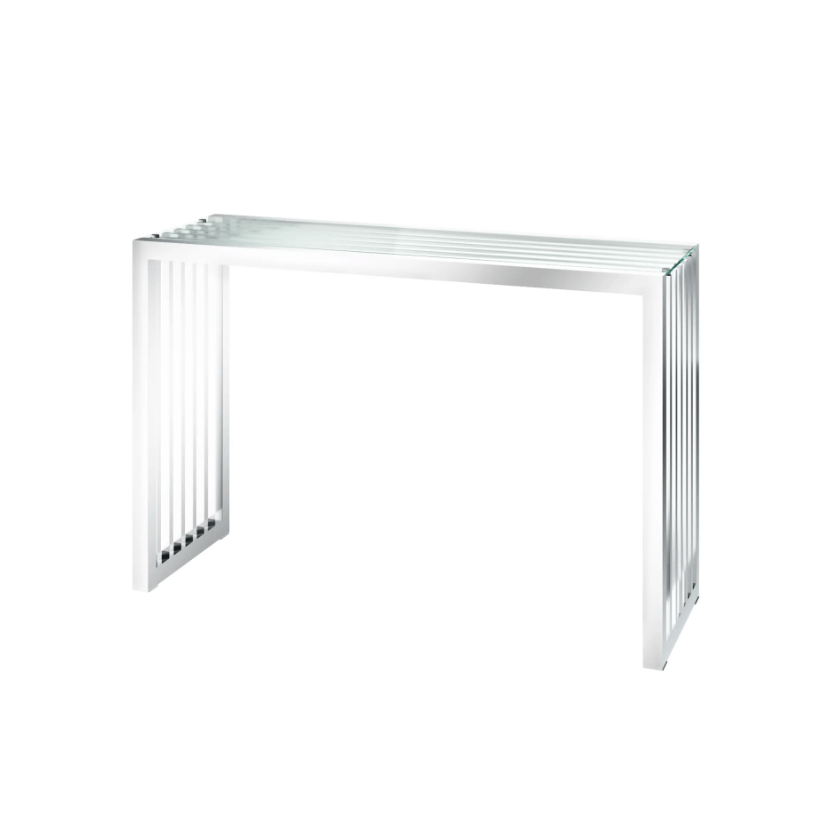 Torelli Console Table DefaultTitle Horizon Glass & Chrome Console Table