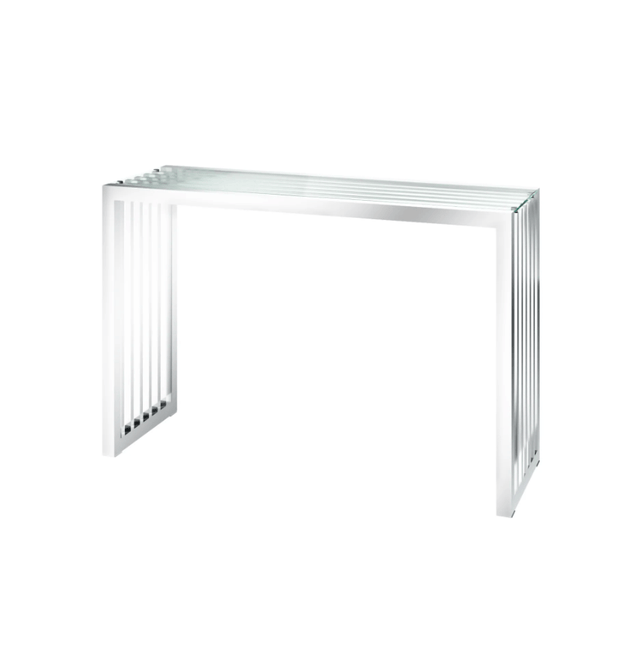 Torelli Console Table DefaultTitle Horizon Glass & Chrome Console Table