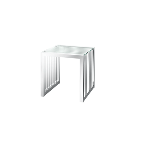 Torelli Side Table DefaultTitle Horizon Glass & Chrome Side Table