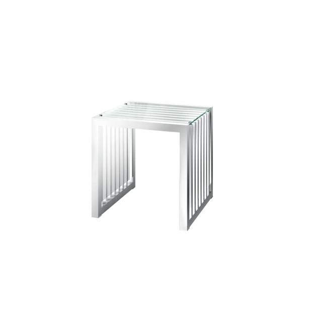 Torelli Side Table DefaultTitle Horizon Glass & Chrome Side Table