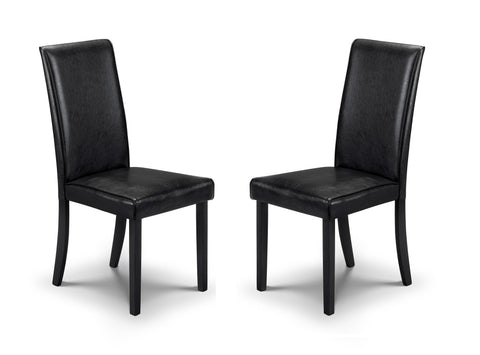 Coast Black Dining Chairs - Sold in pairs