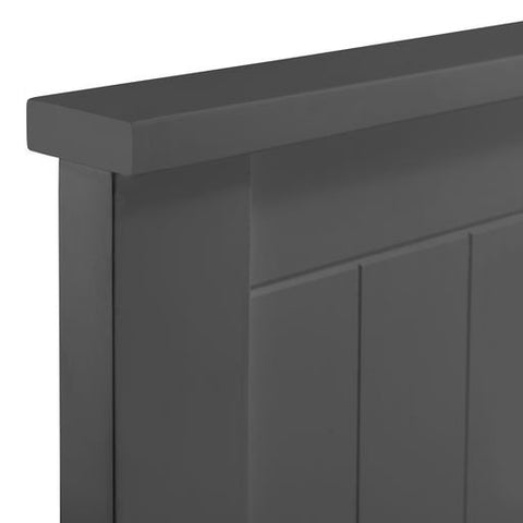 Maine Ottoman Storage 135cm Double Bed - Anthracite