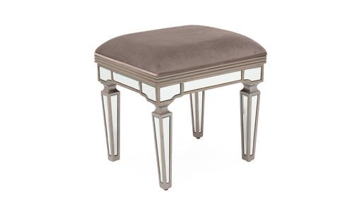 Vida Living Dressing Table Stool Jessica Mirrored Dressing Table Stool