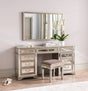 Vida Living Dressing Table Stool Jessica Mirrored Dressing Table Stool