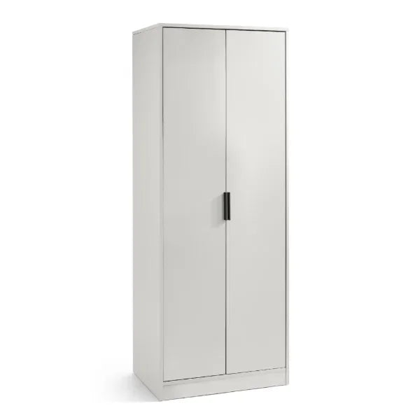 Julian Bowen Wardrobes Silk Grey Julian Bowen Alba 2 Door Wardrobe