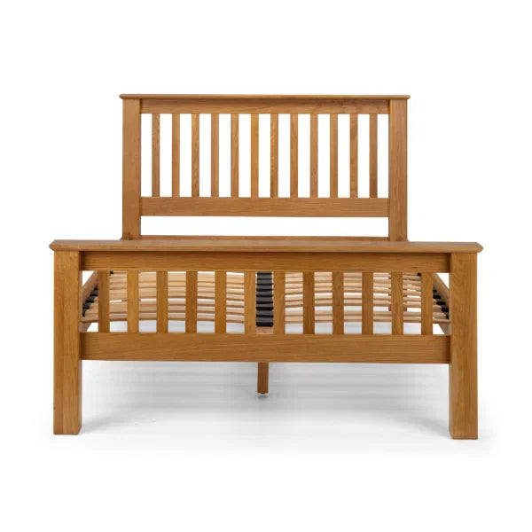 Julian Bowen Bed Julian Bowen Amsterdam Oak High Foot End Bed