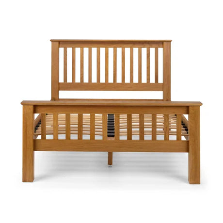 Julian Bowen Bed Julian Bowen Amsterdam Oak High Foot End Bed