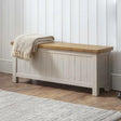 Julian Bowen Benches Grey Wash Julian Bowen Aspen Storage Bench