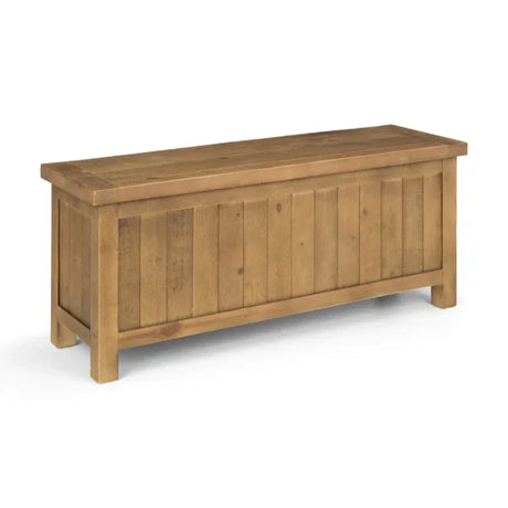Julian Bowen Benches Rough Sawn Pine Julian Bowen Aspen Storage Bench