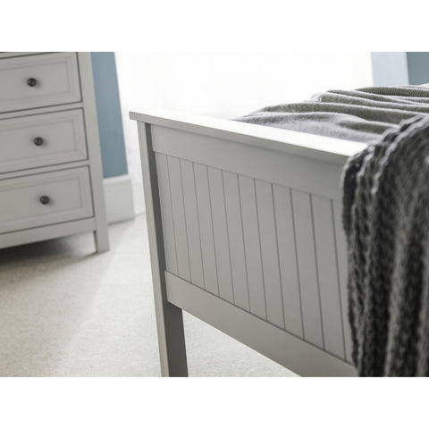 Maine 90cm Single Bed - Dove Grey