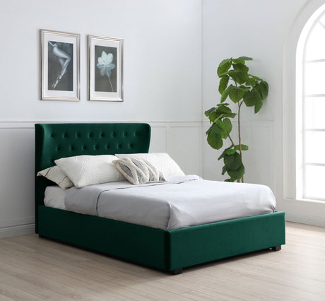 Kyoto Bed Athena Ink Velvet / Super King Kensington Velvet Ottoman Bed