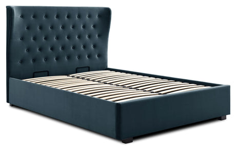 Kyoto Bed Kensington Velvet Ottoman Bed