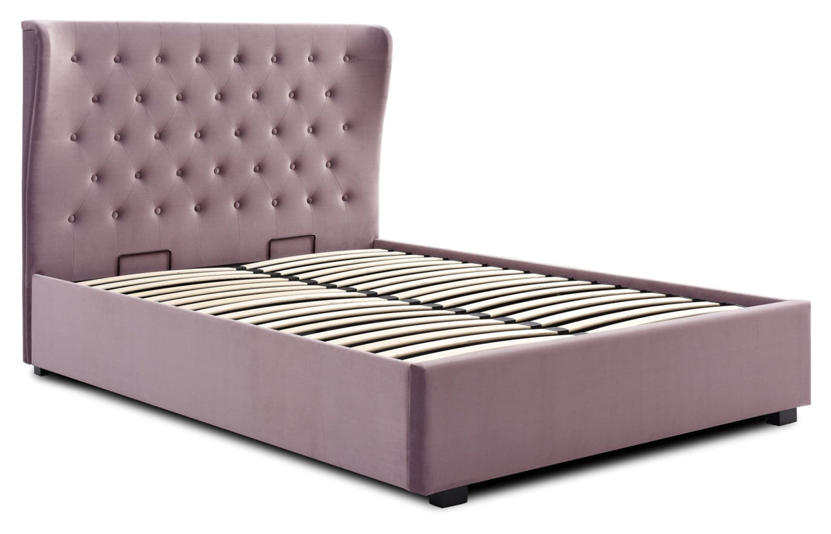 Kyoto Bed Kensington Velvet Ottoman Bed