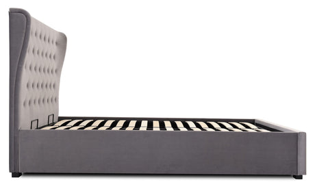 Kyoto Bed Kensington Velvet Ottoman Bed