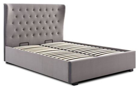 Kyoto Bed Kensington Velvet Ottoman Bed