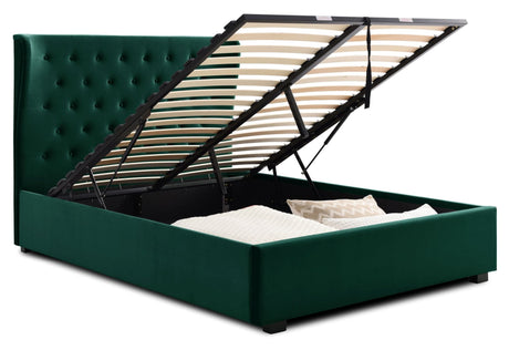 Kyoto Bed Kensington Velvet Ottoman Bed