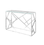 Torelli Console Table DefaultTitle Kieta Glass & Chrome Console Table